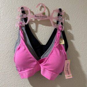 Juicy Couture Woman’s- 3-pack Bra -Small